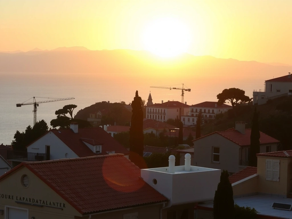 Vue panoramique de Nice depuis les collines